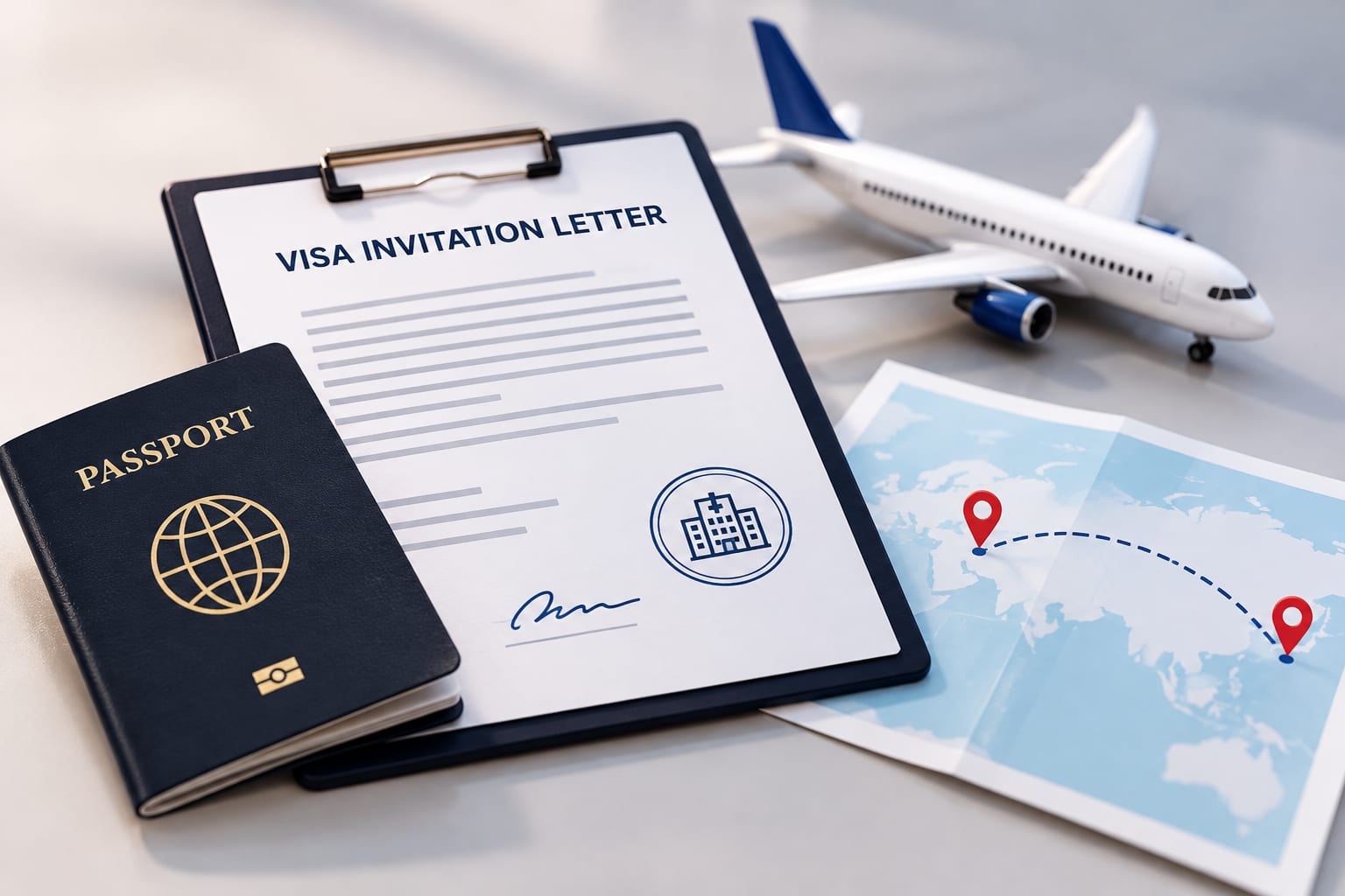 Travel documents and flight planning